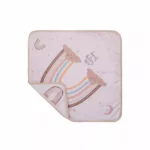 پتوی نوزادی طرح رنگین کمان کرم