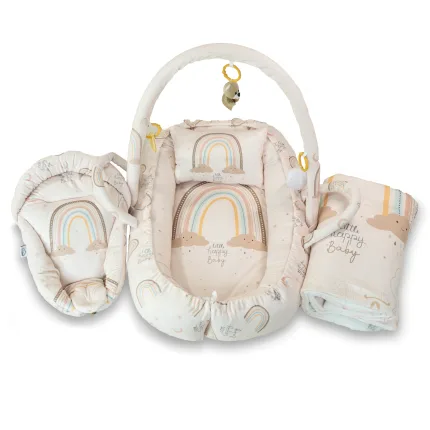 لبه دار ۵تکه رنگین کمان