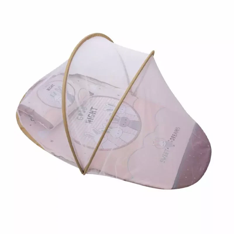 پشه بند بالش و تشک دار نوزاد دورهمی کرم